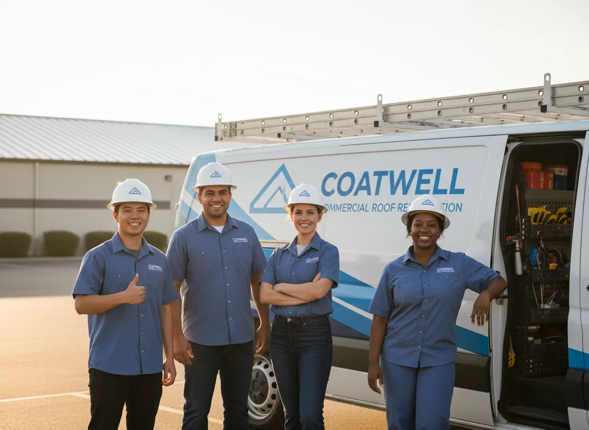 Commercial roof coating company in Mount Auburn, IA